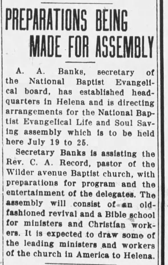 Clipping from The Independent-Record
